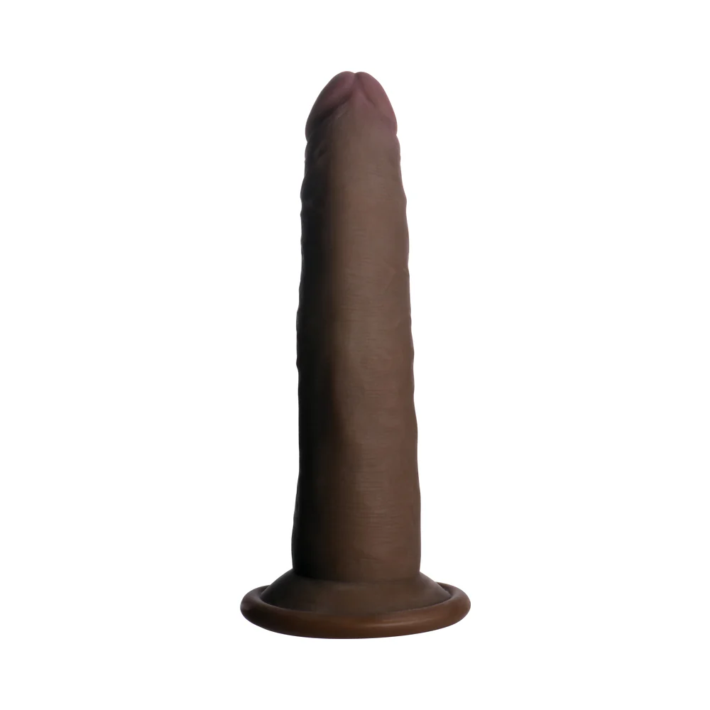 JOCK Hard-Core Triple Density Dildo 7 in. Dark - Image 4
