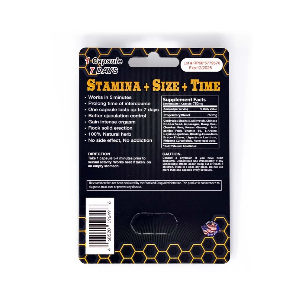 Killer Bee Male Enhancer 1ct - Image 2