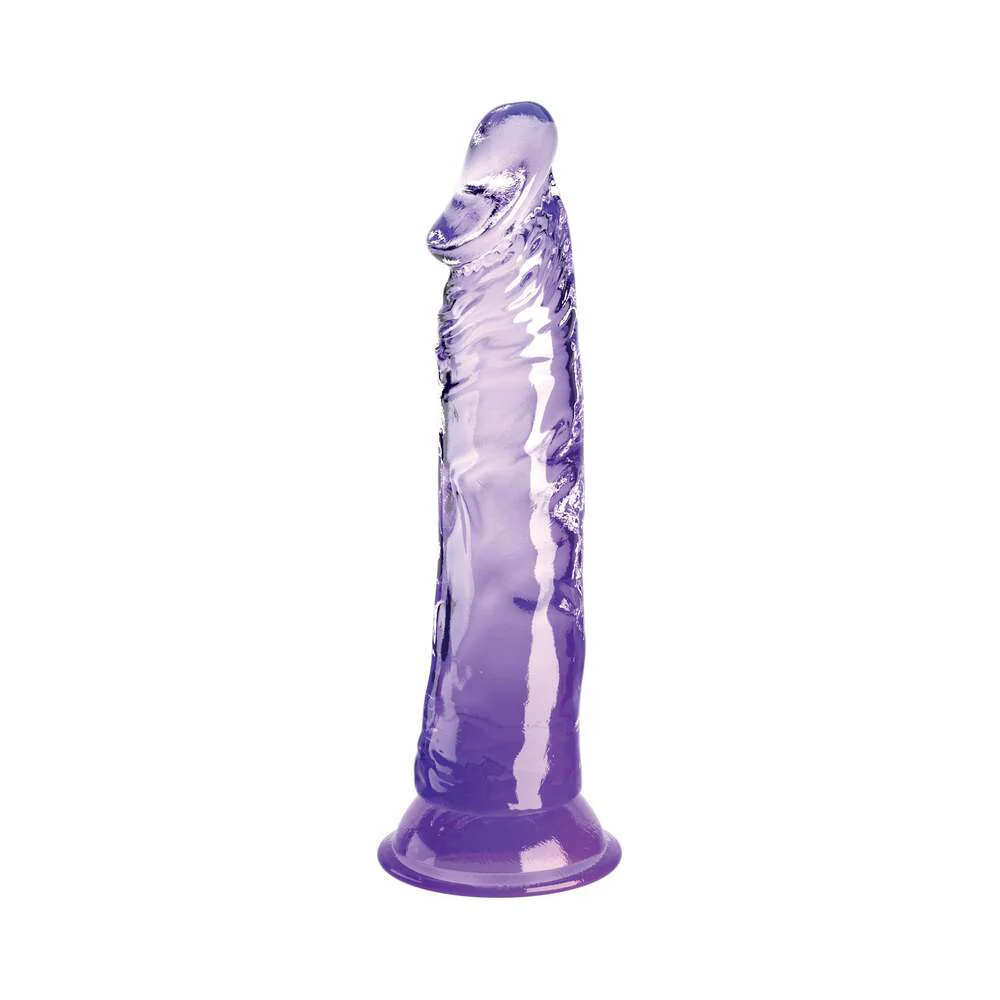 King Cock Clear 8in Purple - Image 2