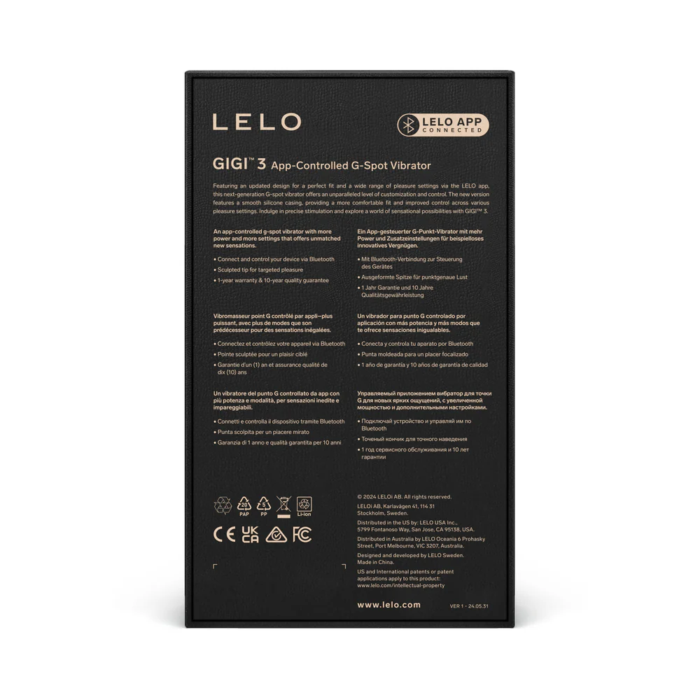 LELO GIGI 3 App-Controlled G-Spot Vibrator Deep Rose - Image 4