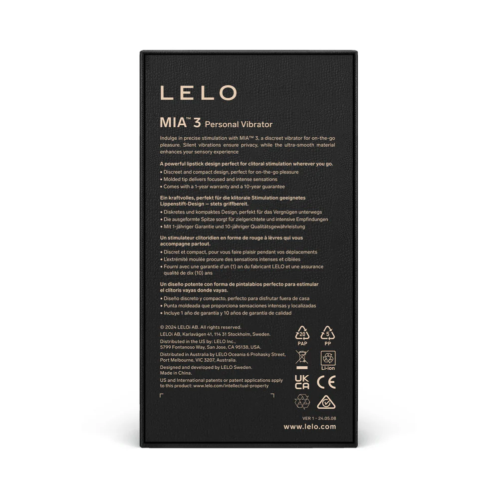 LELO MIA 3 Personal Vibrator Deep Rose - Image 4