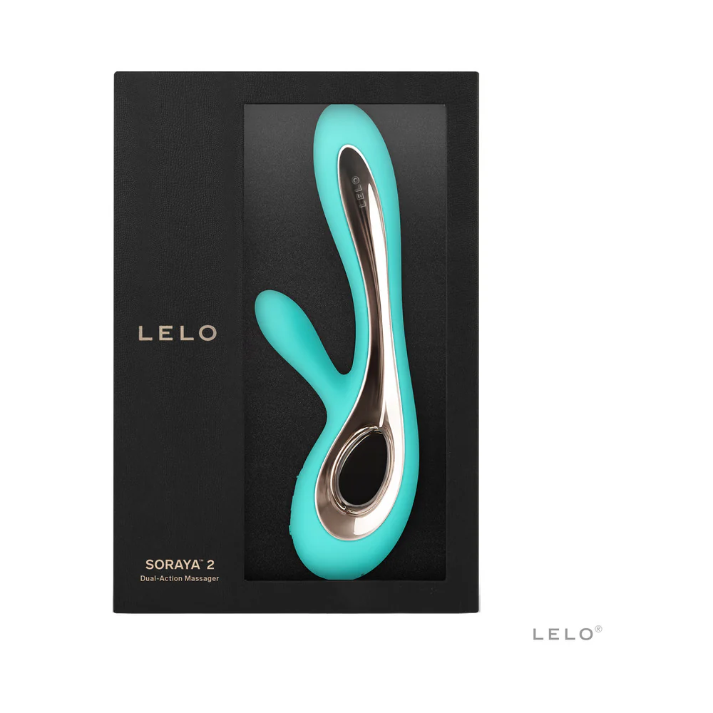 LELO SORAYA 2 Rechargeable Rabbit Vibrator Aqua - Image 3