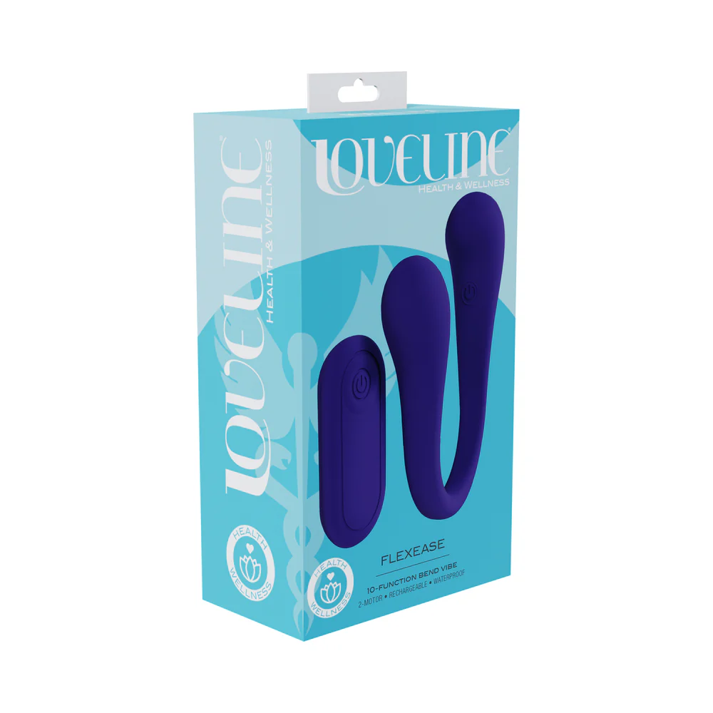 LoveLine FlexEase Bend Vibe Liquid Silicone Purple