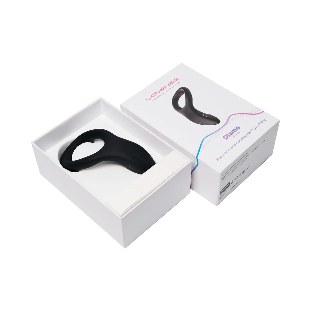 Lovense Diamo Bluetooth Remote-Controlled Vibrating Cockring - Image 5