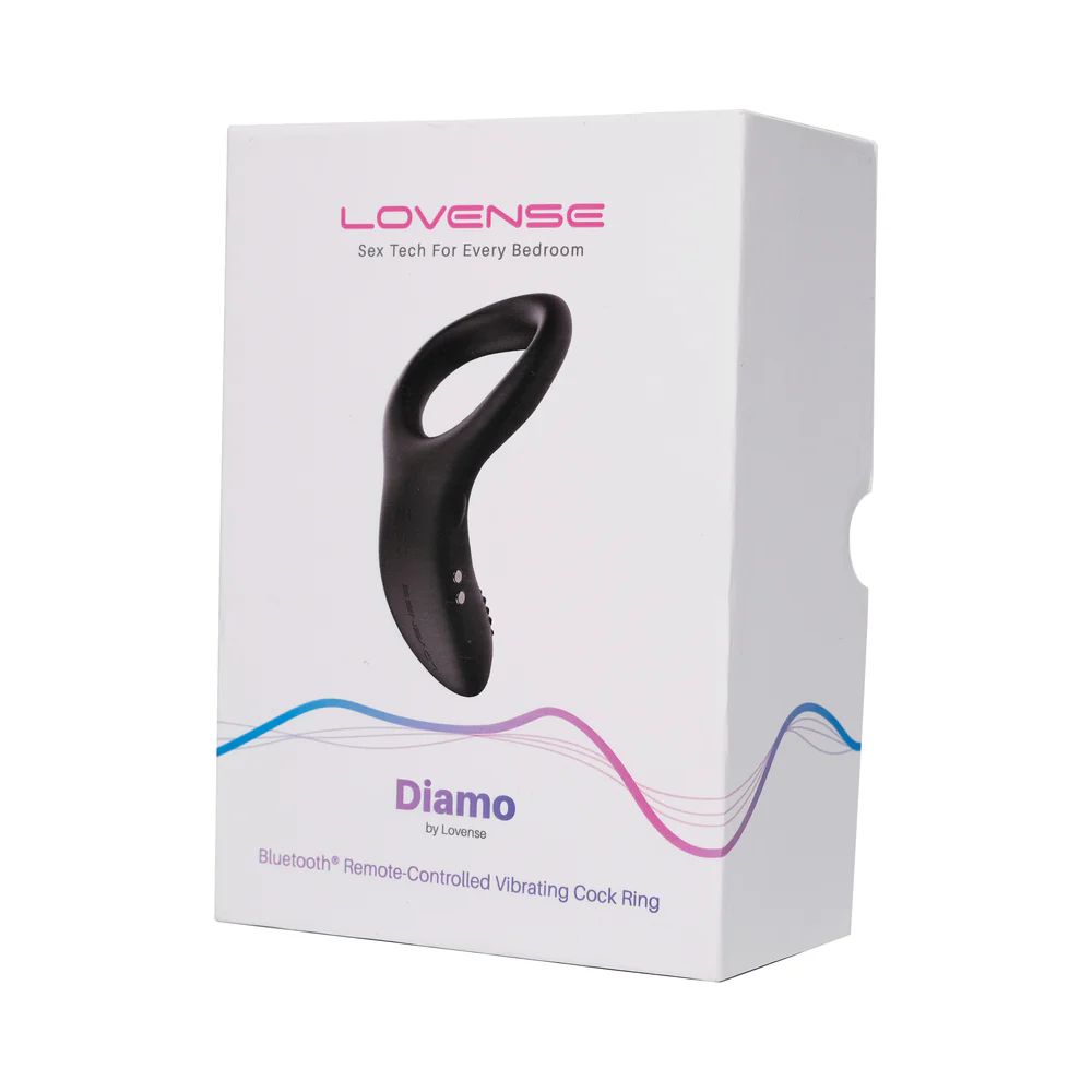 Lovense Diamo Bluetooth Remote-Controlled Vibrating Cockring - Image 7