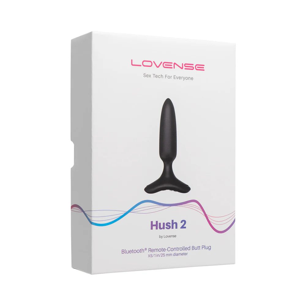 Lovense Hush 2 Bluetooth Remote-Controlled Vibrating Butt Plug XS 1 in. - Image 5