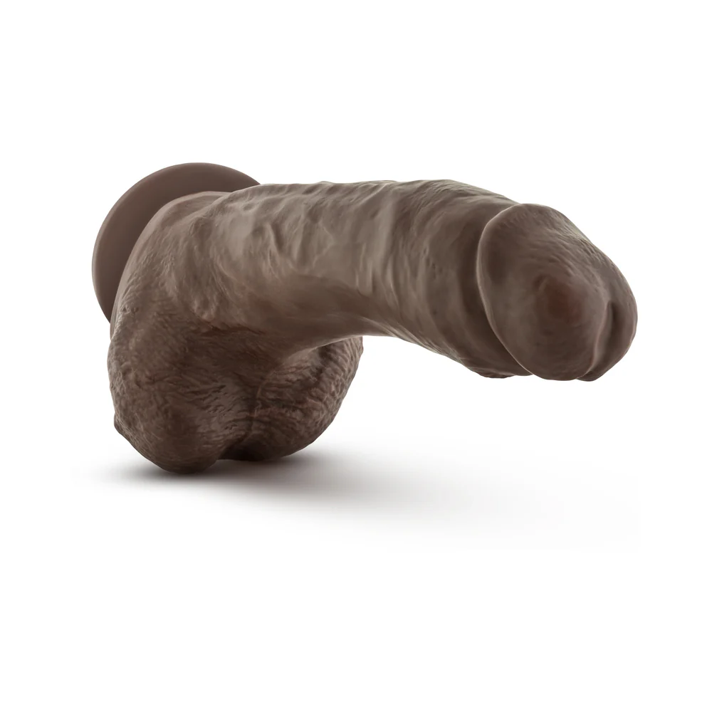 Coverboy The Mechanic Realistic 9 in. Dildo with Balls Brown - Image 4