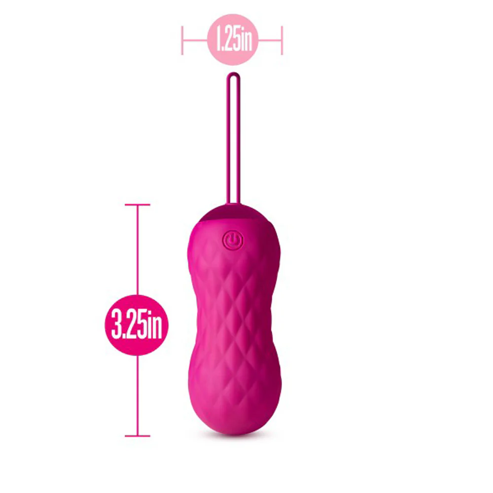 Blush Lush Carina Rechargeable Remote-Controlled Silicone Egg Vibrator Velvet - Image 3