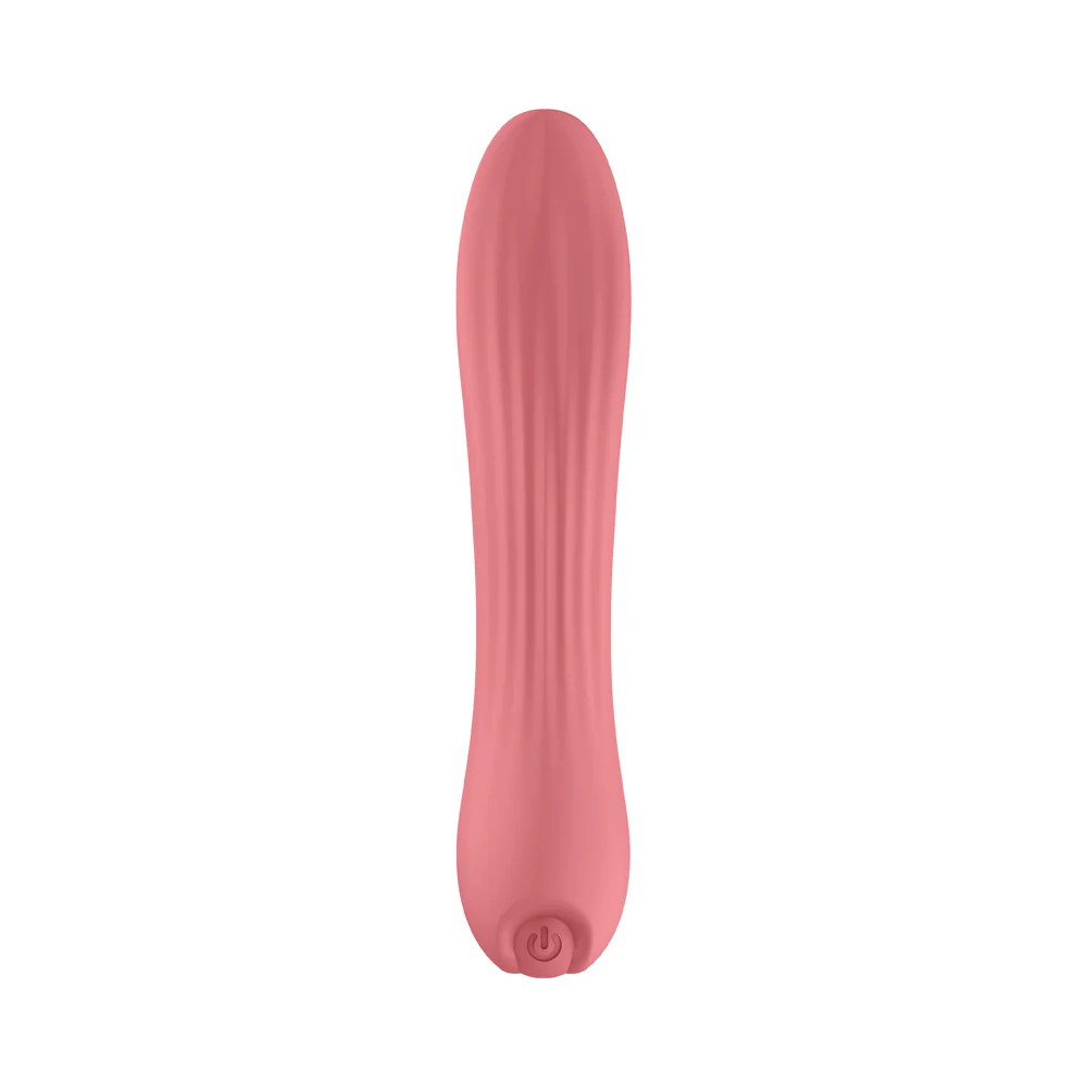 Luv Inc Tv23 Tongue Vibrator Rechargeable Silicone Coral - Image 3