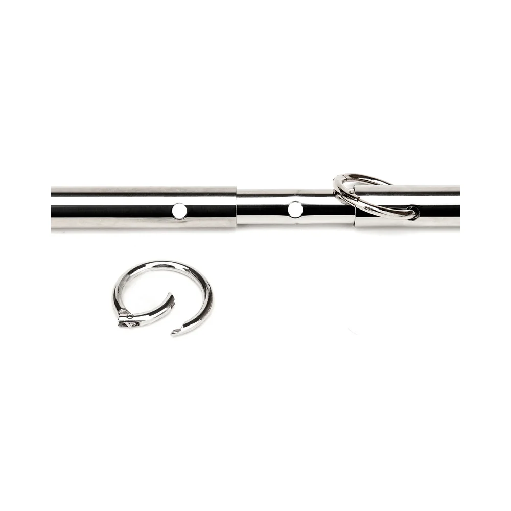 Lux Fetish 4 Cuff Expandable Spreader Bar Set with Detachable Wrist & Ankle Cuffs - Image 5