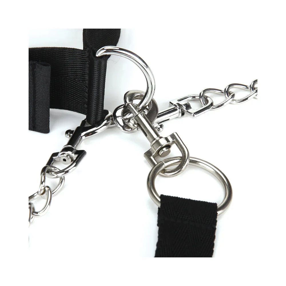 Lux Fetish Collar Cuffs & Leash Set - Image 4