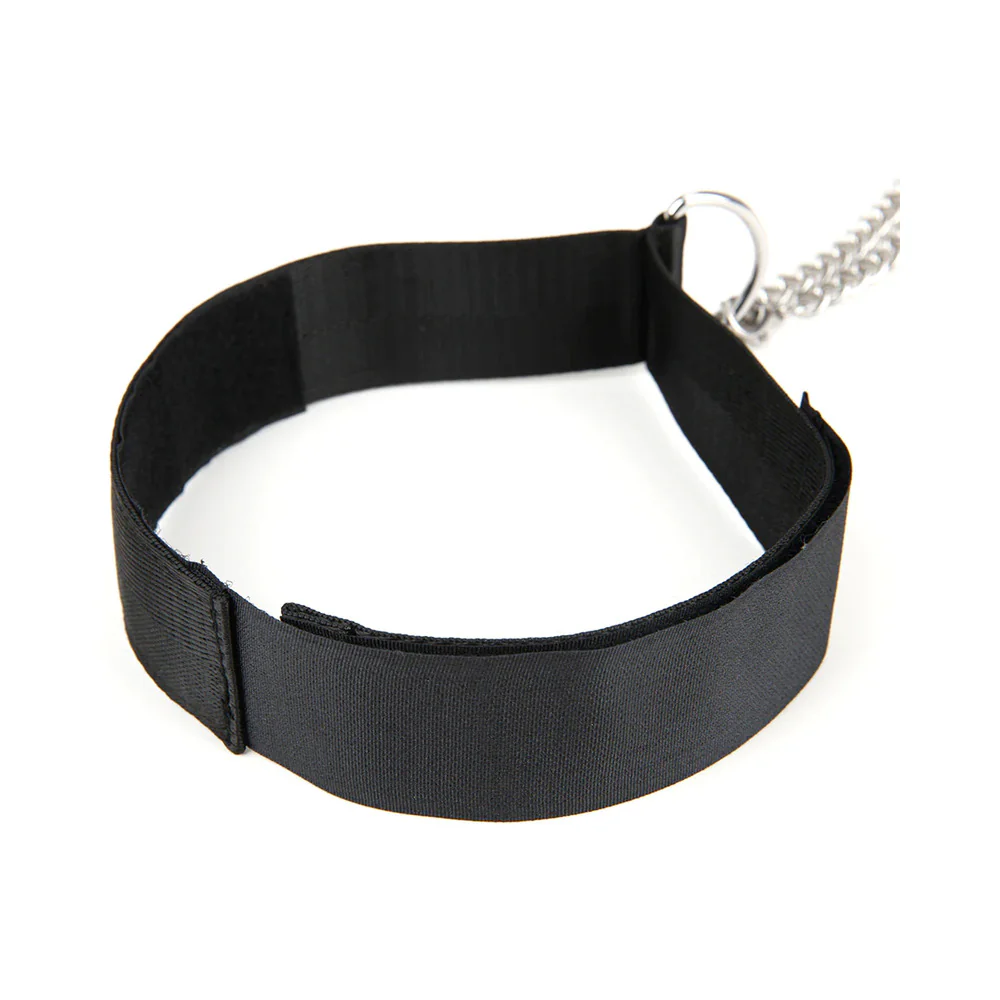 Lux Fetish Collar & Nipple Clamps with Adjustable Pressure - Image 4