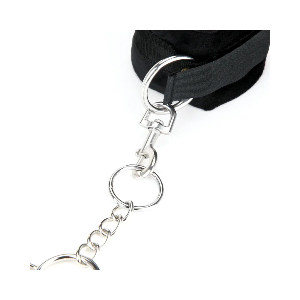 Lux Fetish Deluxe Chain Hog Tie with 4-Piece Cuff Set - Image 3