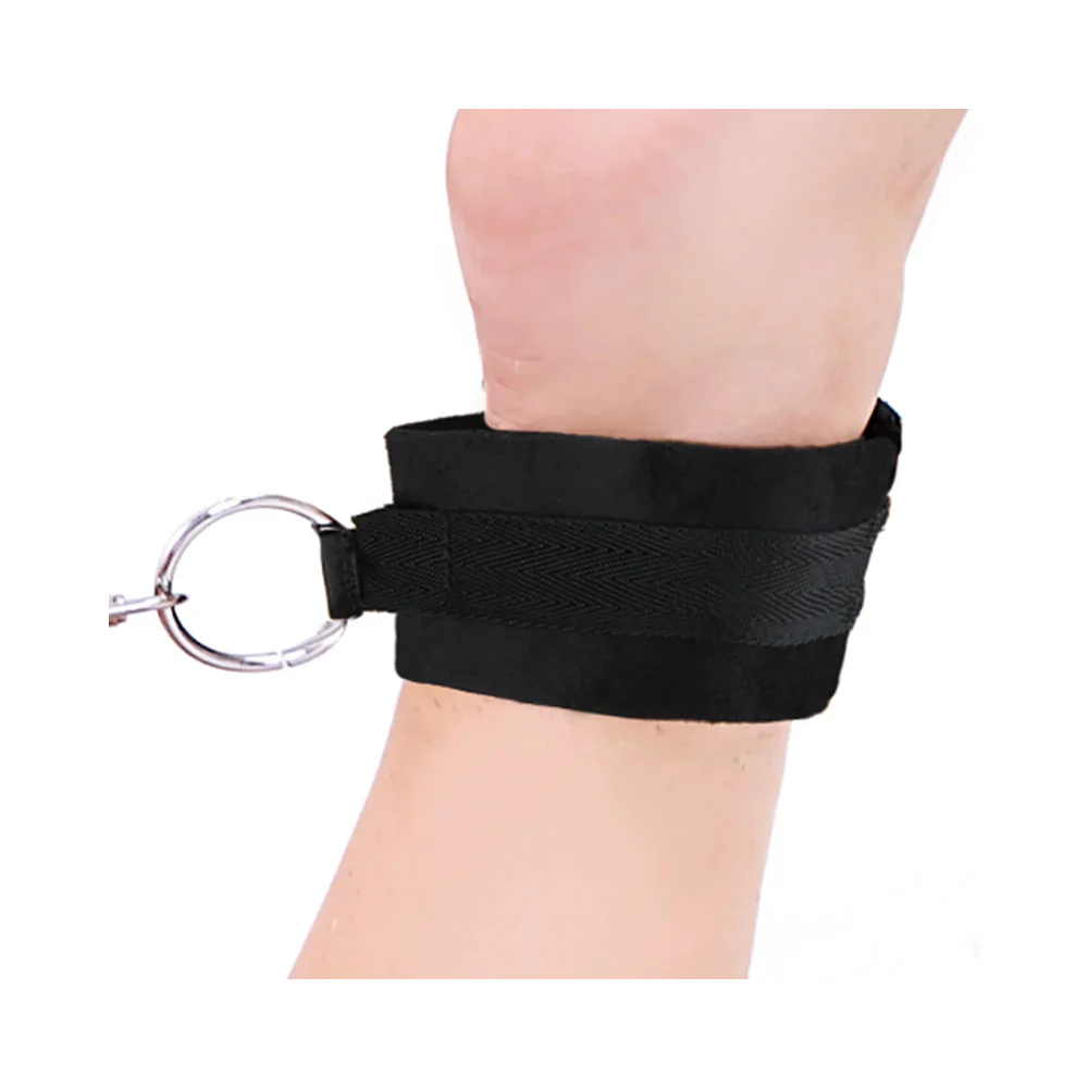 Lux Fetish Deluxe Chain Hog Tie with 4-Piece Cuff Set - Image 7