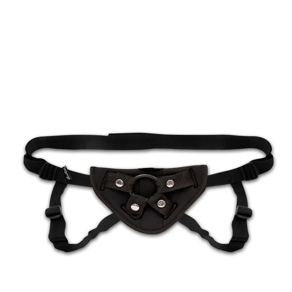 Lux Fetish Neoprene Strap-On Harness Black - Image 3