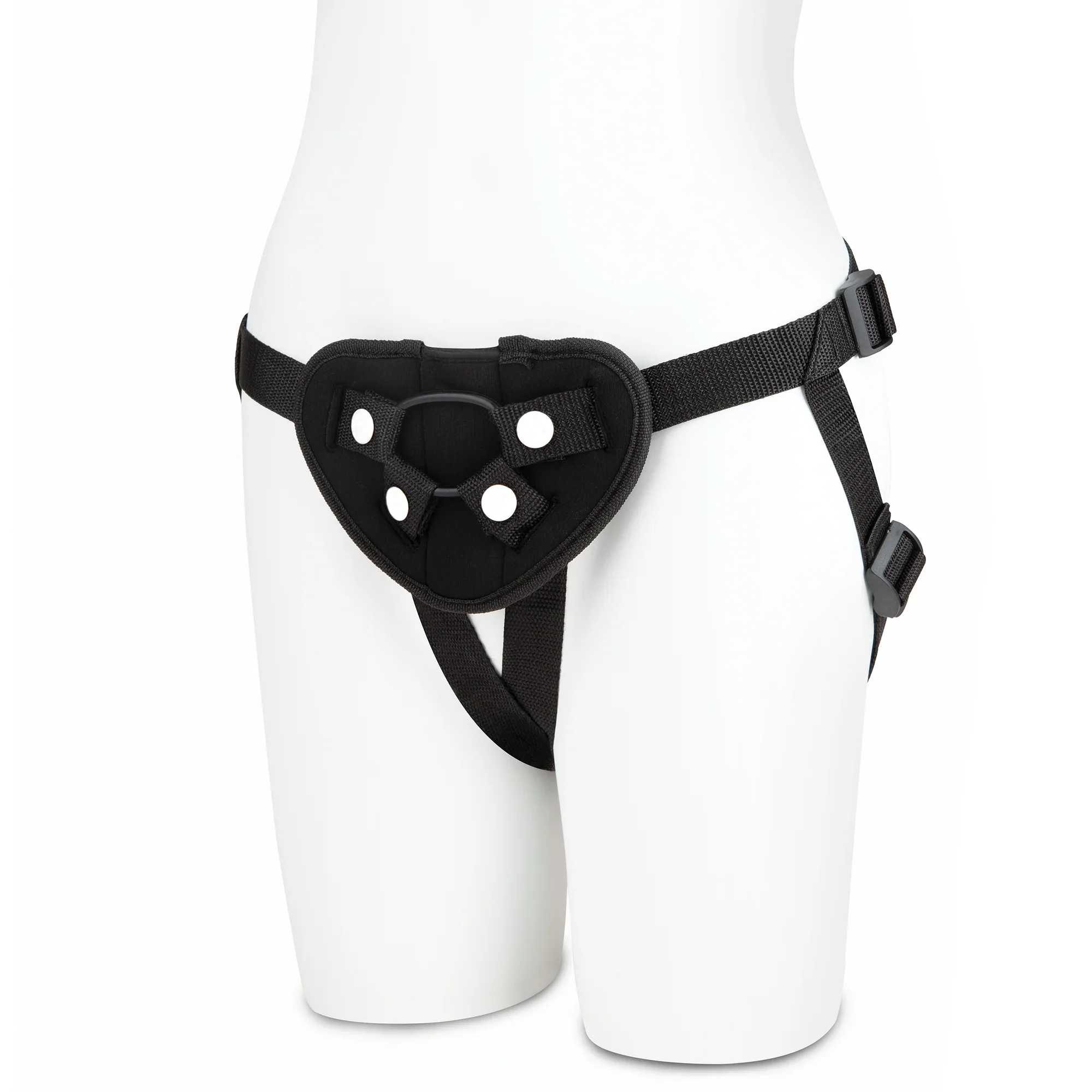 Lux Fetish Neoprene Strap-On Harness Black - Image 4