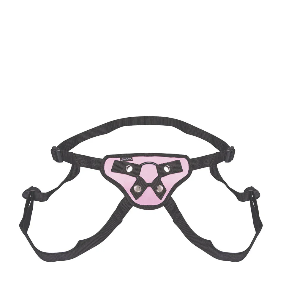 Lux Fetish Pretty in Pink Strap-On Harness - Image 3