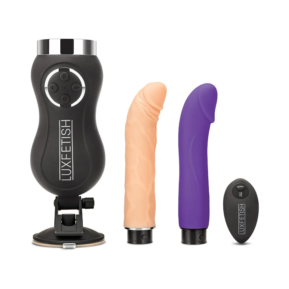Lux Fetish Rechargeable Thrusting Compact Sex Machine with Remote Control - Image 5