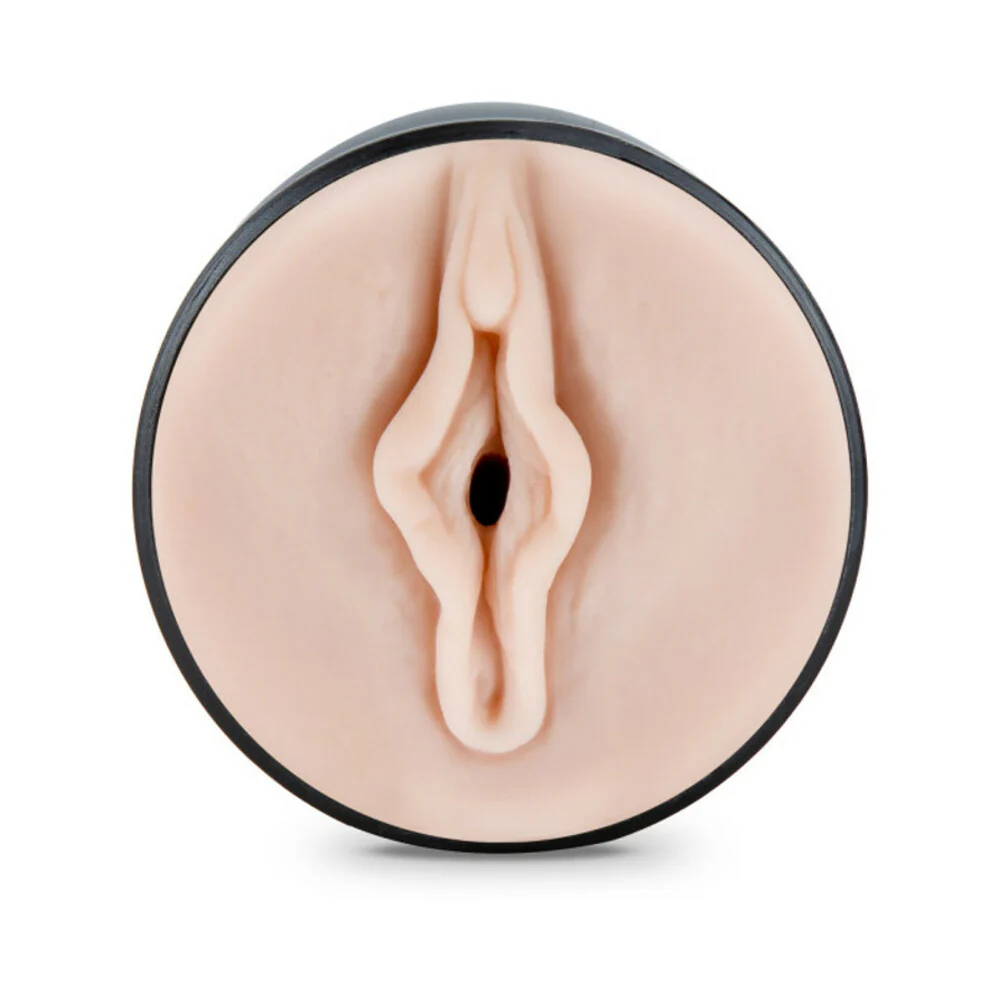 M for Men Soft + Wet Pussy with Pleasure Orbs Self-Lubricating Vagina Stroker Beige - Image 3