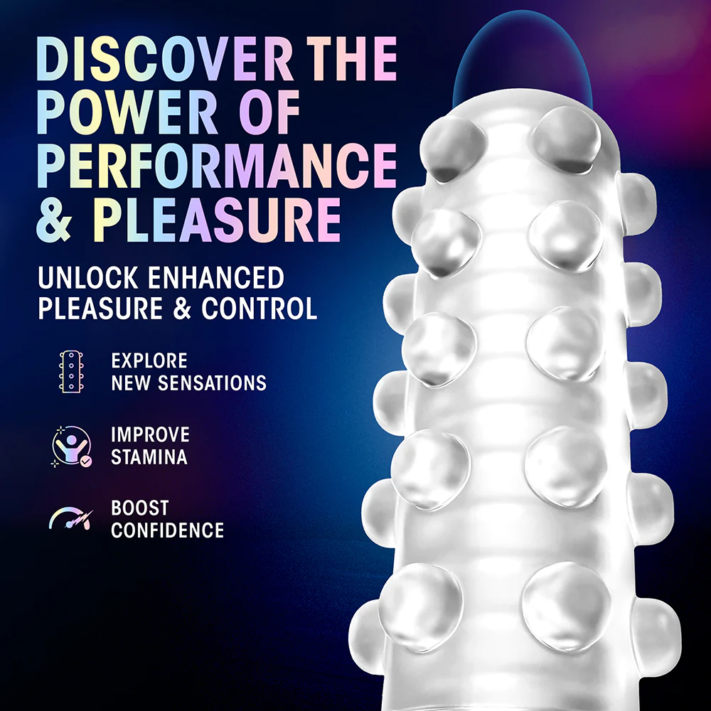 M for Men Soft + Wet Reversible Orb Glow in the Dark Self-Lubricating Stroker Frosted - Image 12