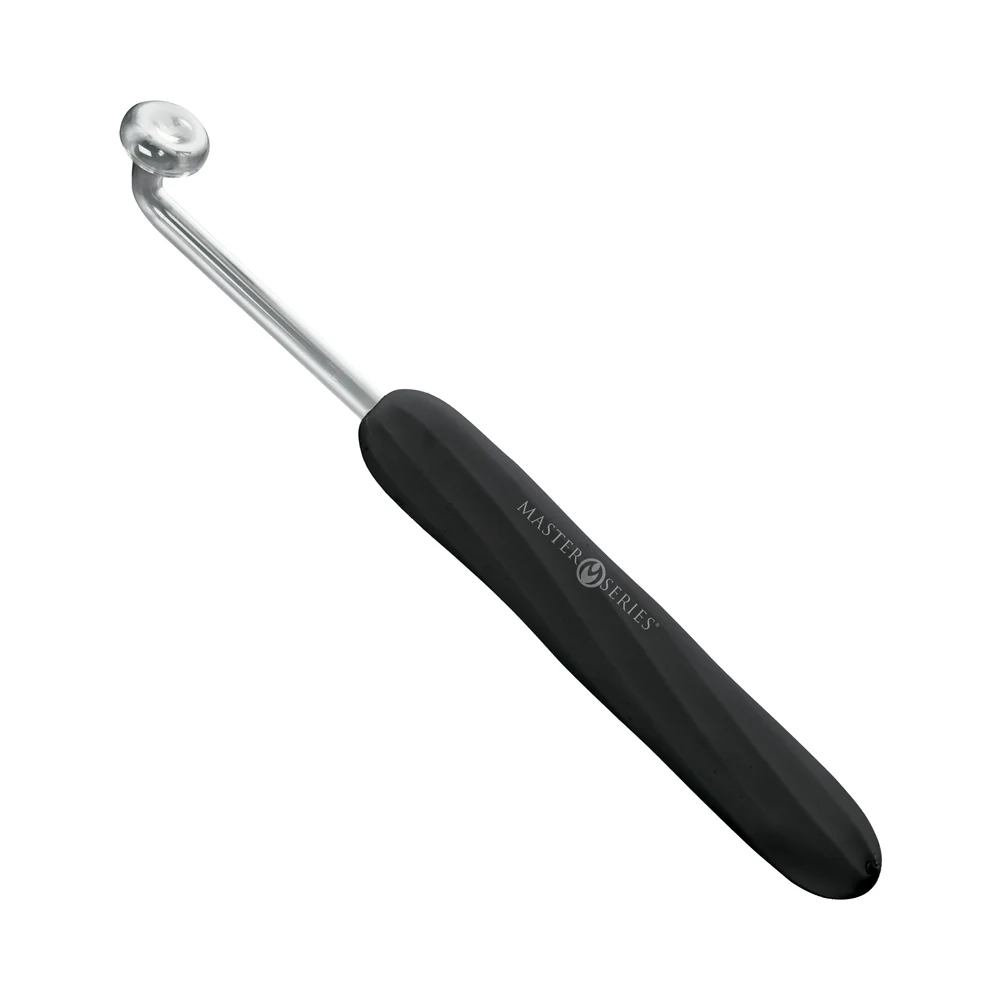 Master Series Elektra Rechargeable E-Stim Wand Black - Image 2
