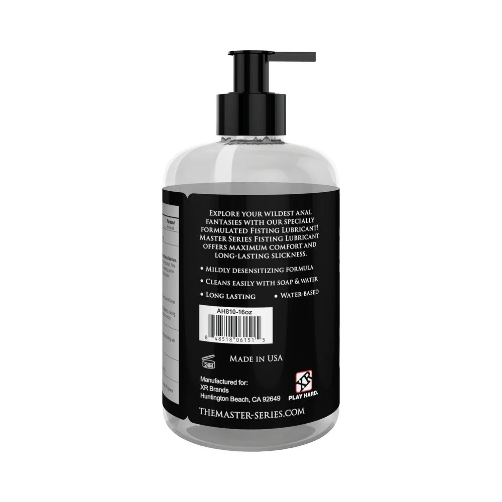 Master Series Fisting Lubricant 16 oz. - Image 2