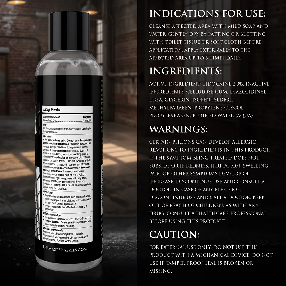 Master Series Fisting Lubricant 8 oz. - Image 6