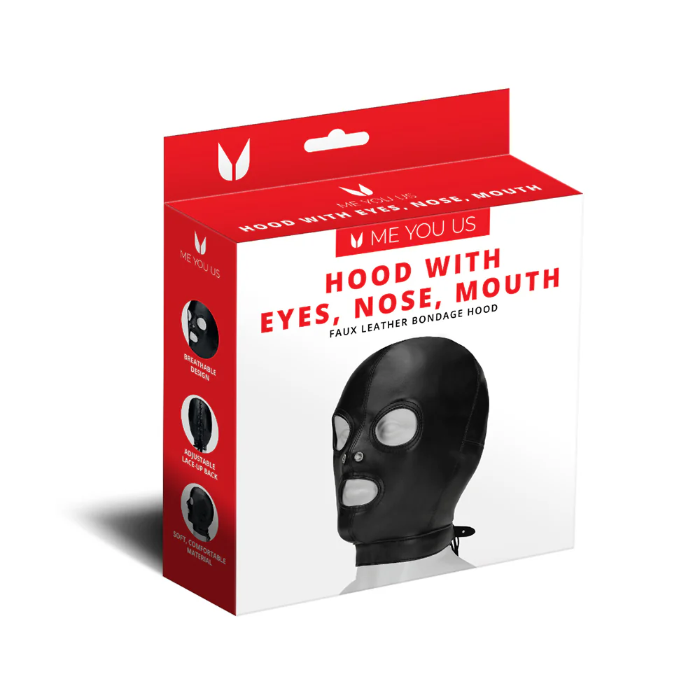 Me You Us Hood with Eyes Nose Mouth