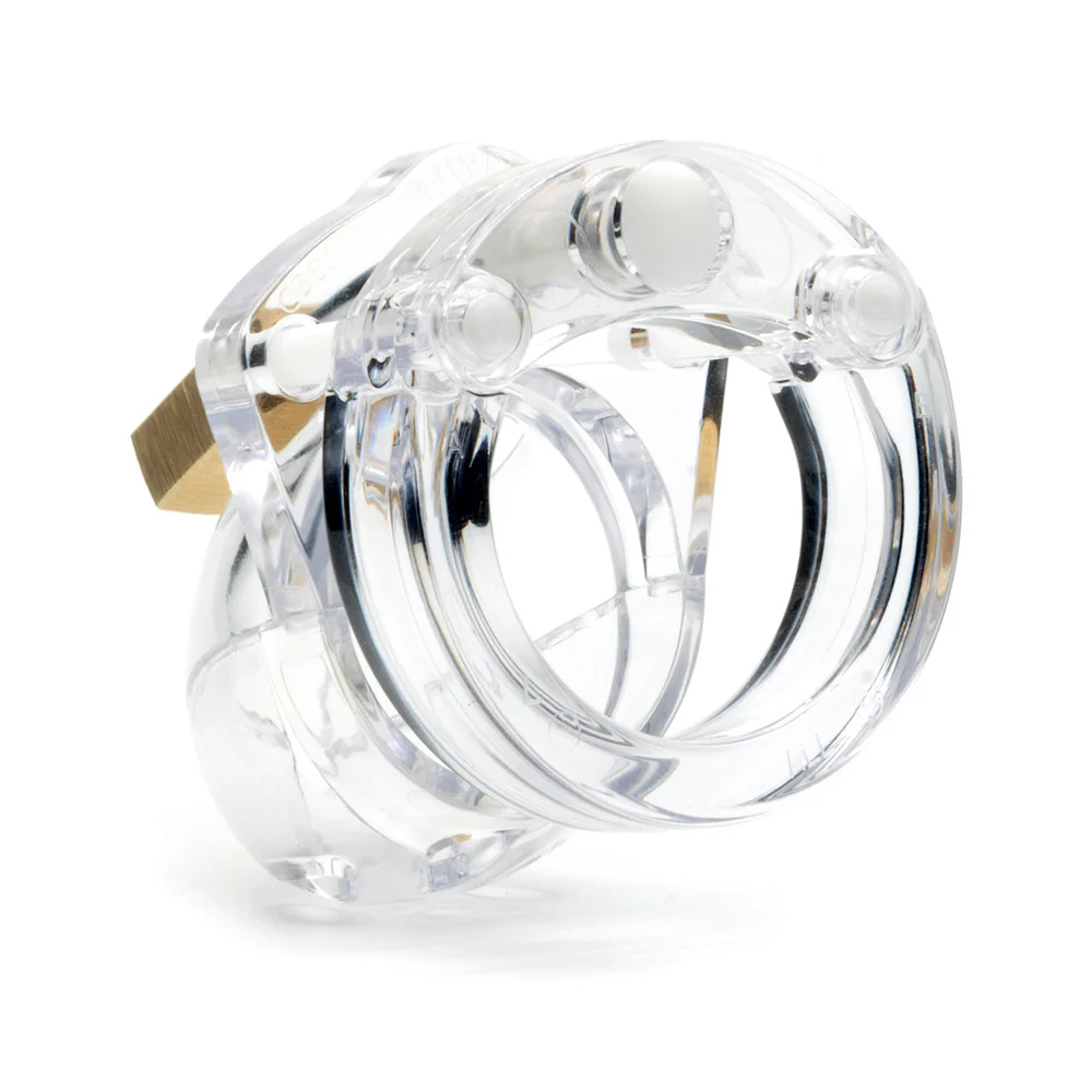 Mini Me Clear Male Chastity 1.25" Length - Image 4