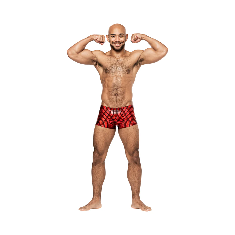 Male Power Disco Desire Mini Short Black/Red M - Image 2
