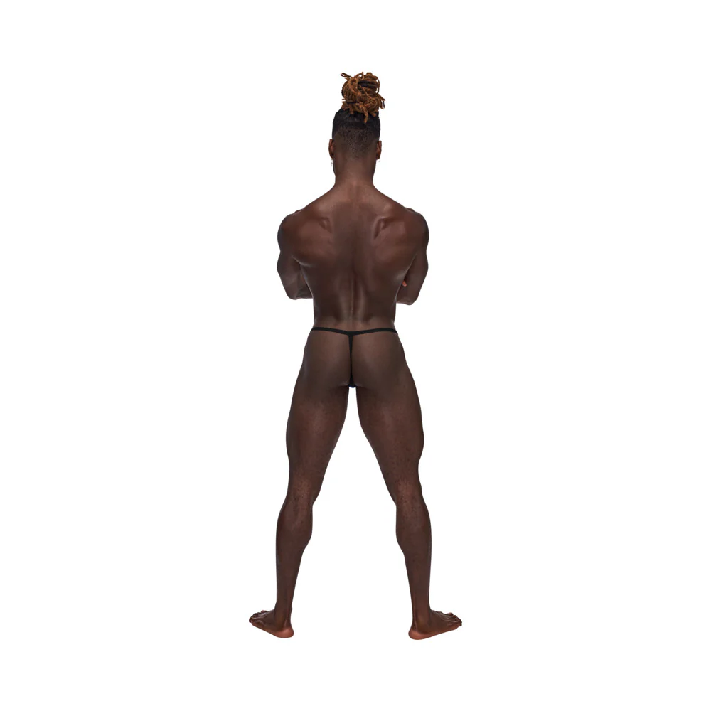 Male Power Sexagon Posing Strap Royal O/S - Image 4