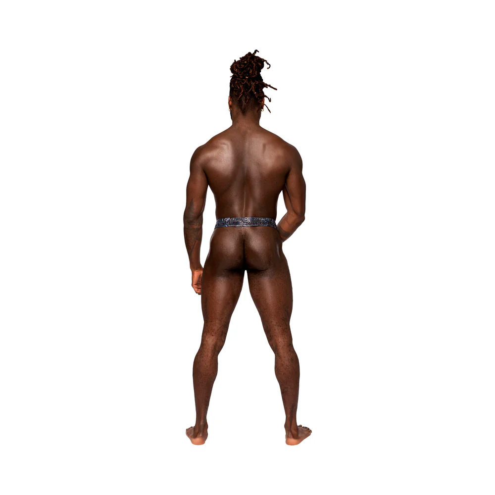 Male Power S'naked Power Sock Black/Blue S/M - Image 2