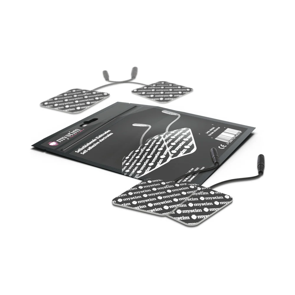 Mystim Replacement Square Electrode Pad 4-Pack