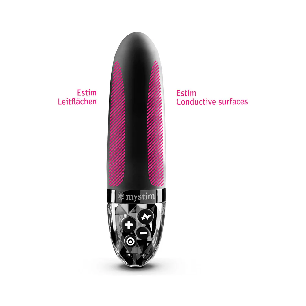 Mystim Sleak Freak E-Stim Vibrator Black - Image 5