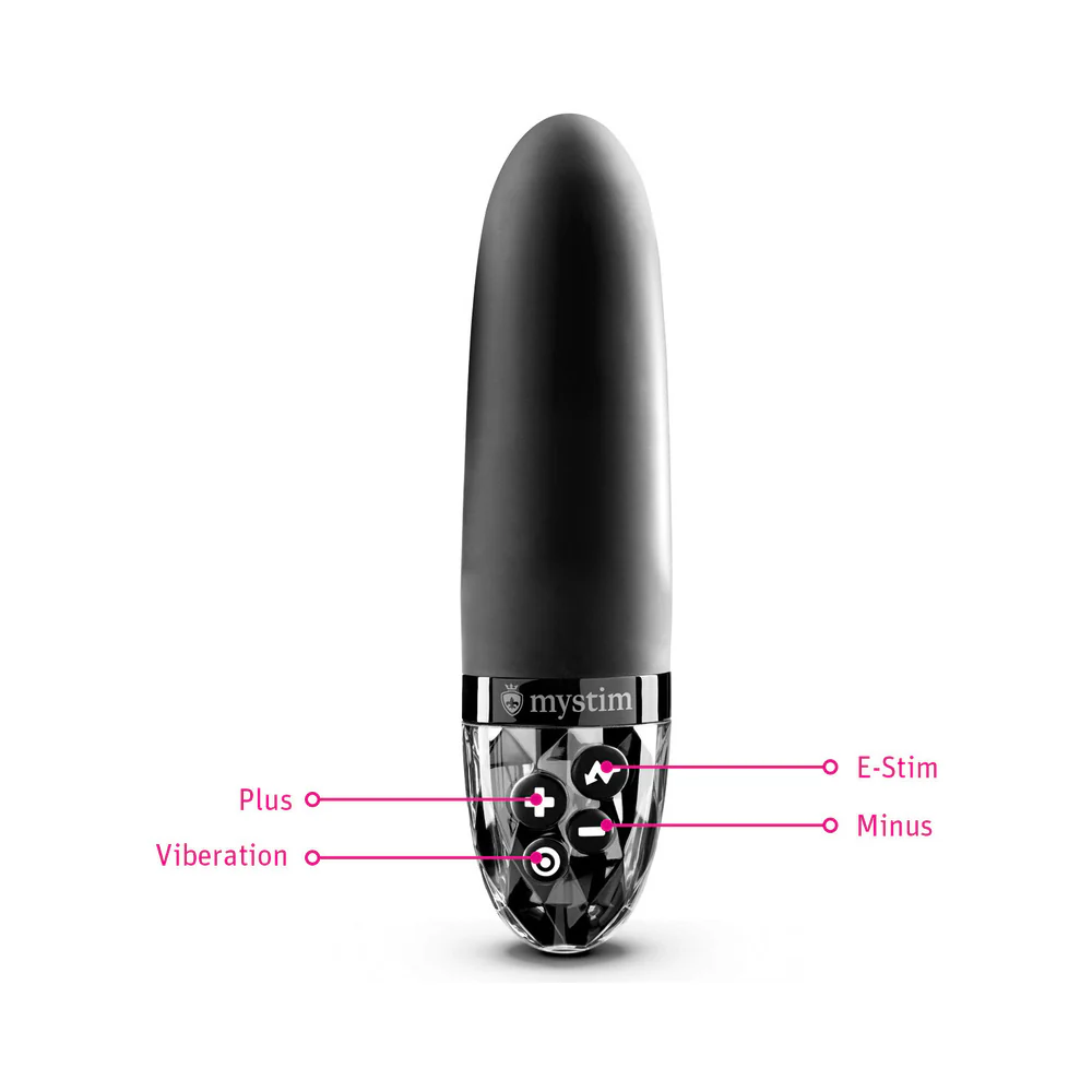 Mystim Sleak Freak E-Stim Vibrator Black - Image 8
