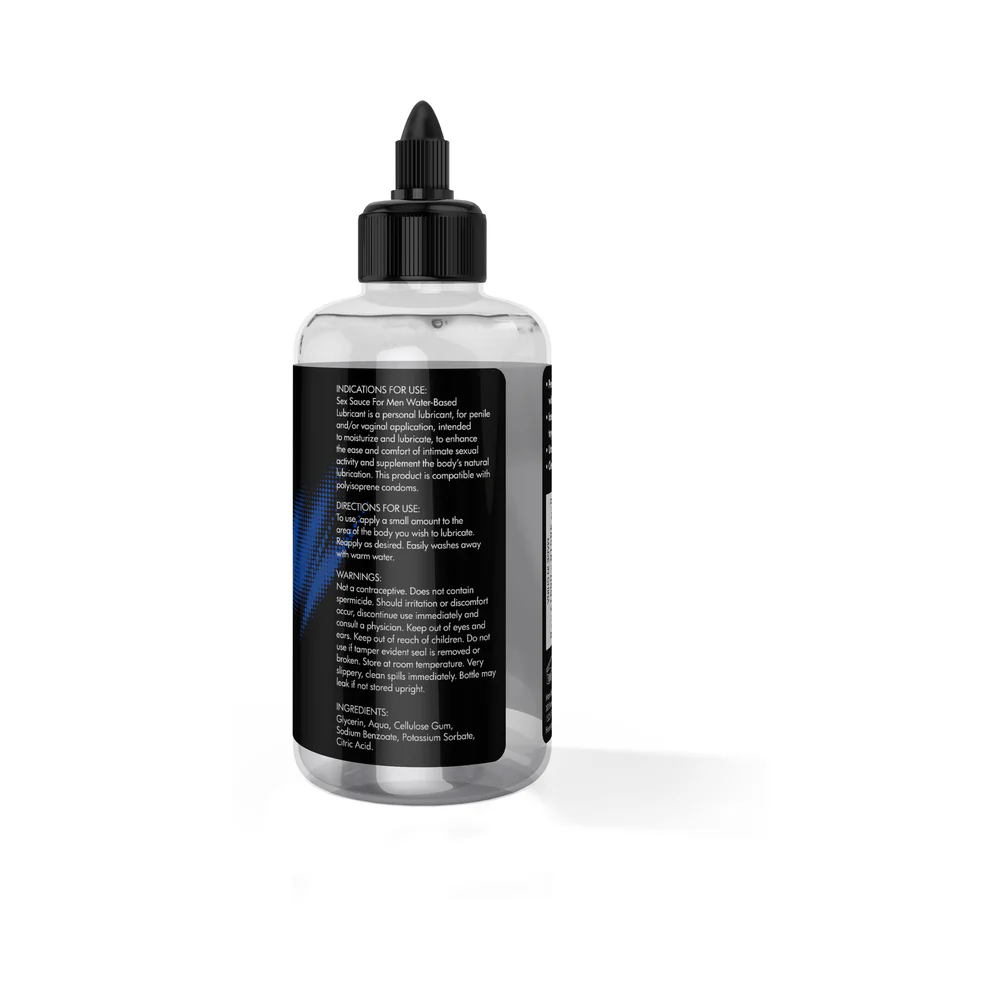 Naughty Jane's Sex Sauce for Men Water-Based Lubricant 8 oz. - Image 2