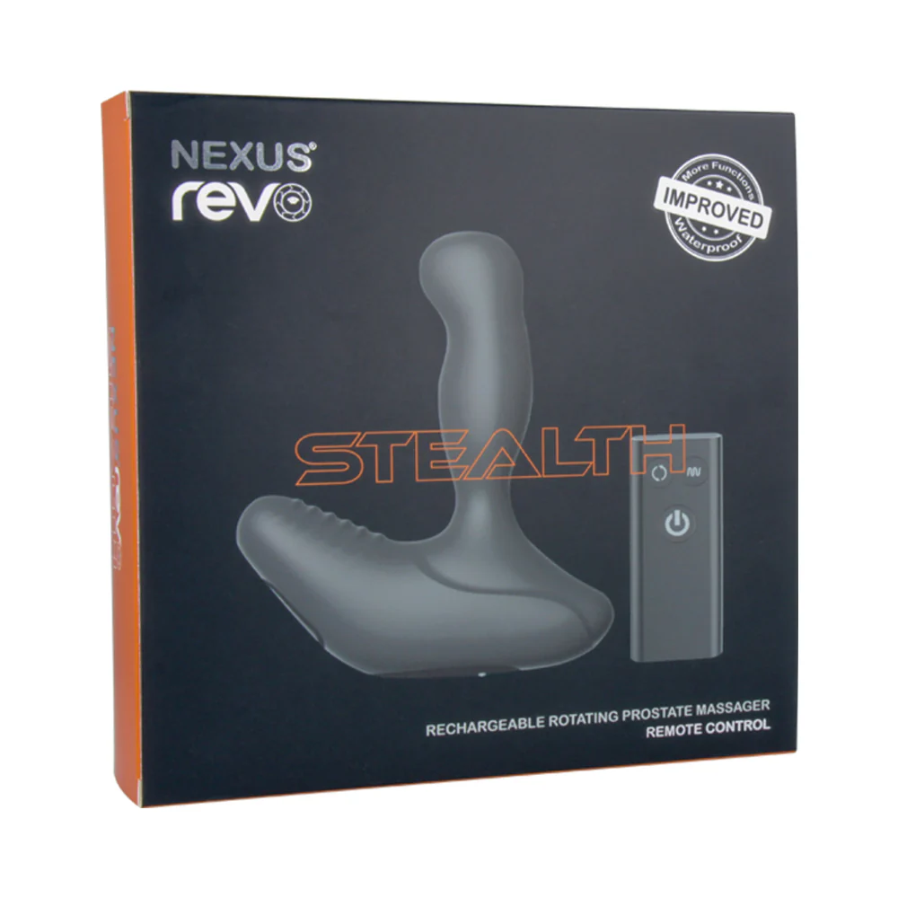 Nexus REVO STEALTH Remote Control Rotating Prostate Massager - Black - Image 8