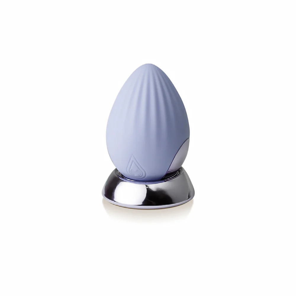 NIYA 4 Rechargeable Silicone Palm Held Massager Cornflower - Image 2