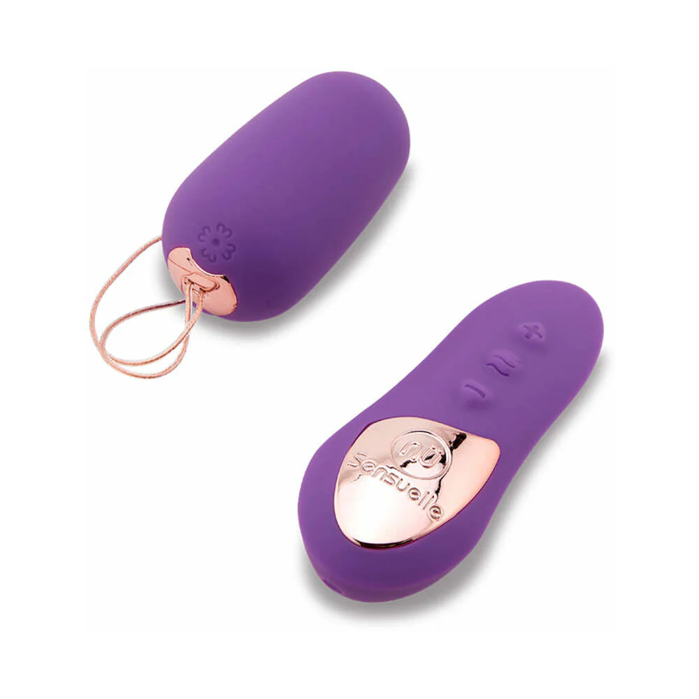 Nu Sensuelle Remote Control 15 Function Petite Egg Purple - Image 3