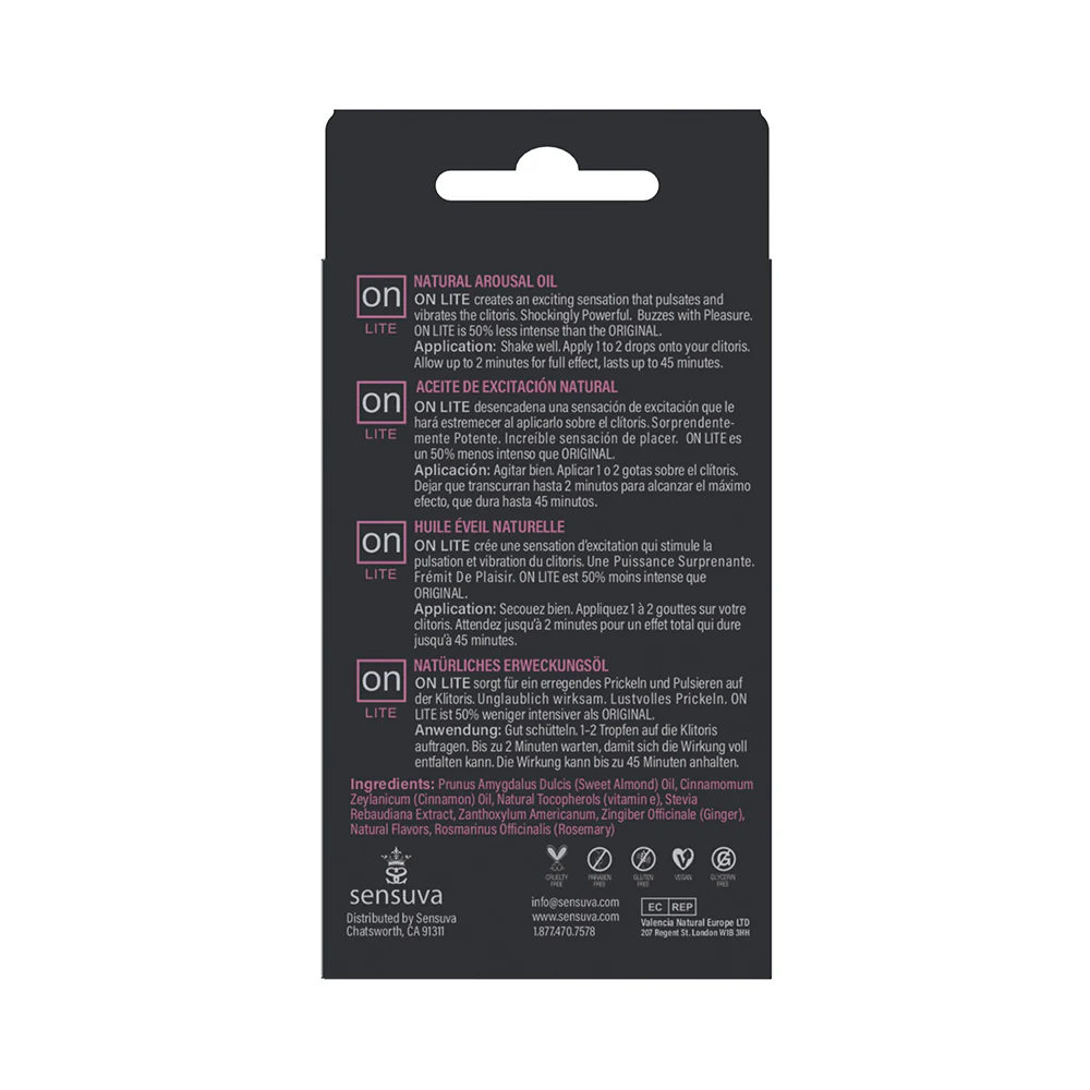 Sensuva ON Lite Arousal Oil 5 ml - Image 2