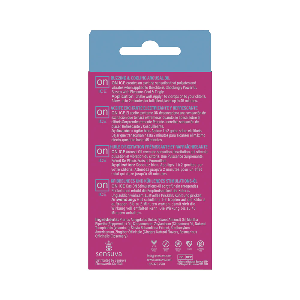 Sensuva ON Ice Arousal Oil 5 ml - Image 2