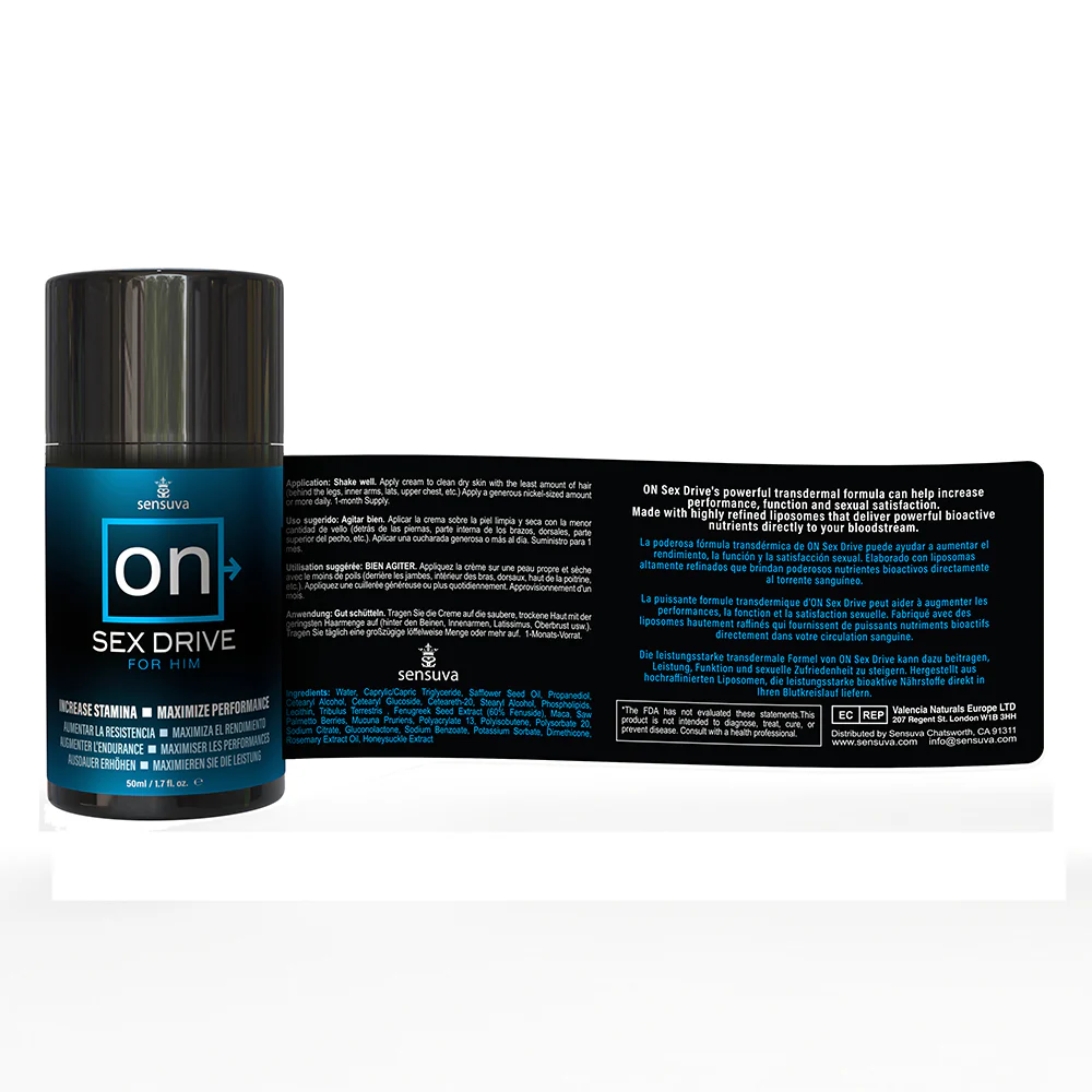 Sensuva ON Sex Drive Testosterone Cream 1.7 oz. - Image 3