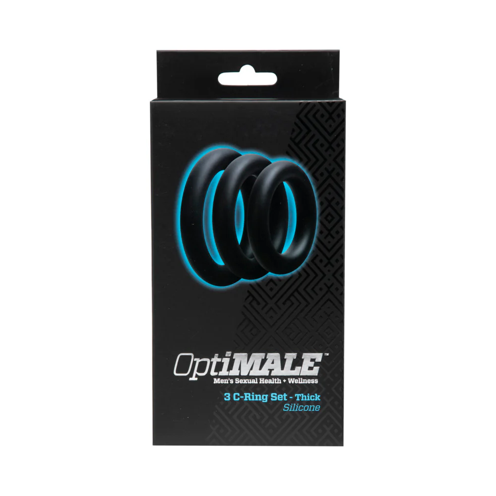 OptiMALE 3 C-Ring Set Thick Black - Image 3