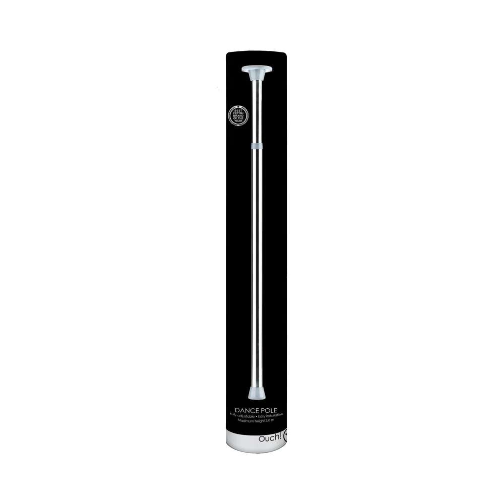 Ouch! Fully Adjustable Dance Pole Silver