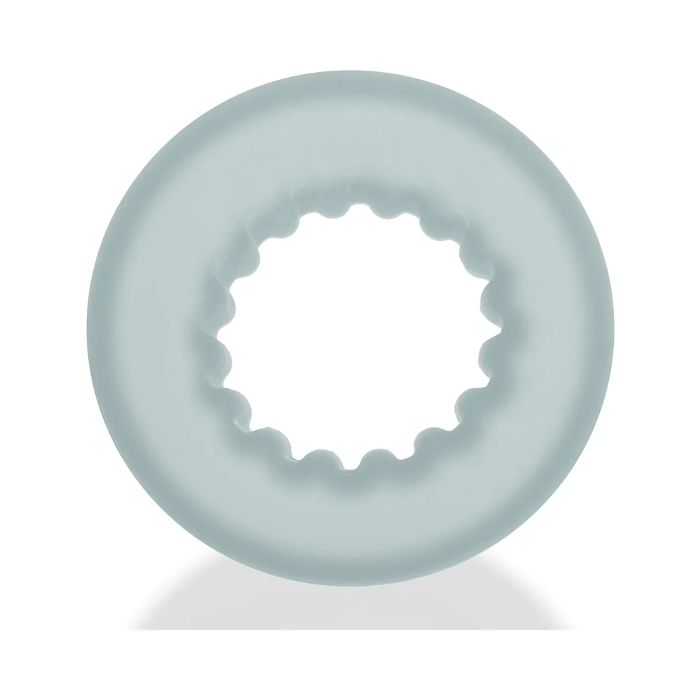 Oxballs Axis Rib Griphold Cockring Clear Ice - Image 2
