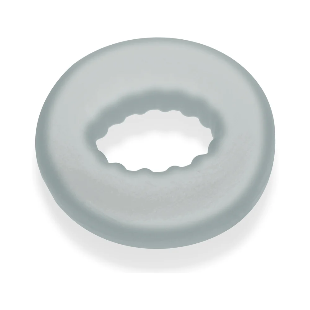 Oxballs Axis Rib Griphold Cockring Clear Ice - Image 3