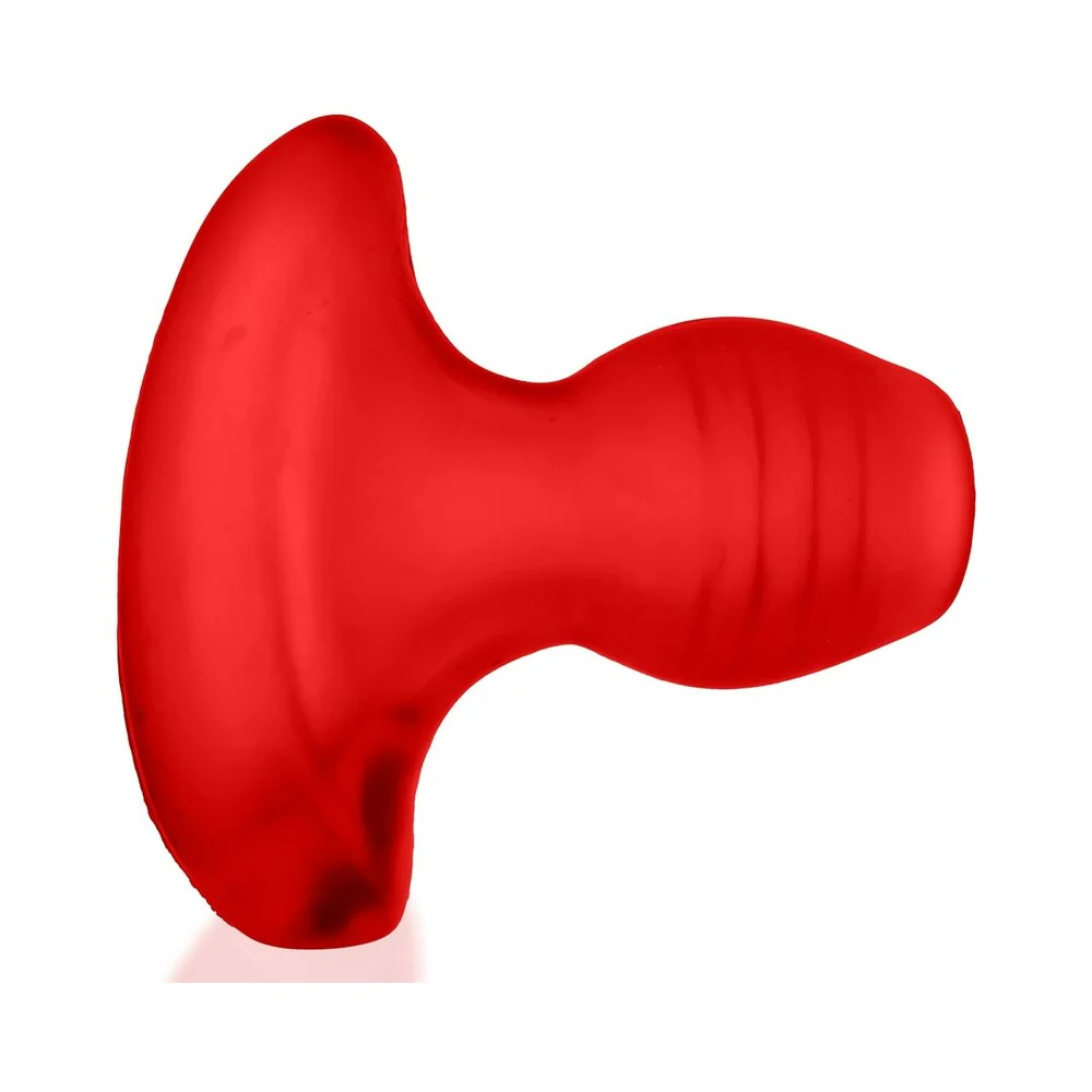 Oxballs Glowhole-2 Hollow Buttplug With LED Insert Large Red Morph - Image 5