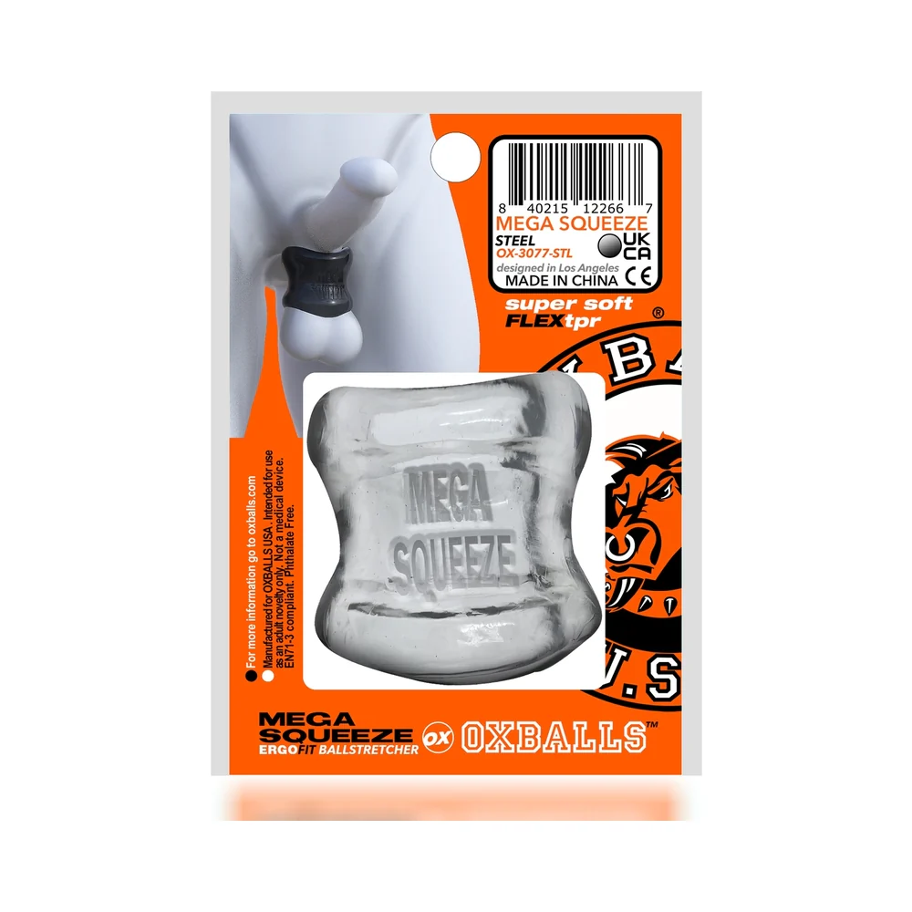 Oxballs Mega Squeeze Ergofit Ballstretcher Clear - Image 4