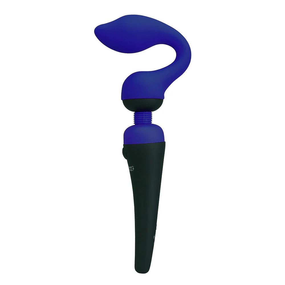 PalmPower PalmSensual Attachments 2-Piece Silicone Massager Heads Blue - Image 6