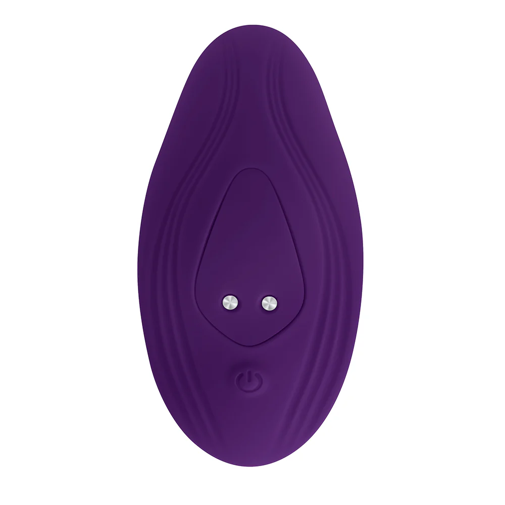 Playboy Our Little Secret Rechargeable Remote Controlled Silicone Underwear Vibrator Acai - Image 5